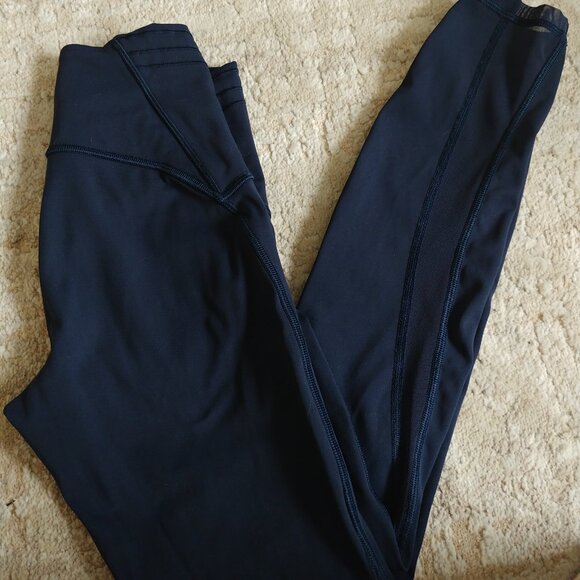 Lululemon Train Times 7/8 Pant 25" True Navy Size 4 - Picture 2 of 12